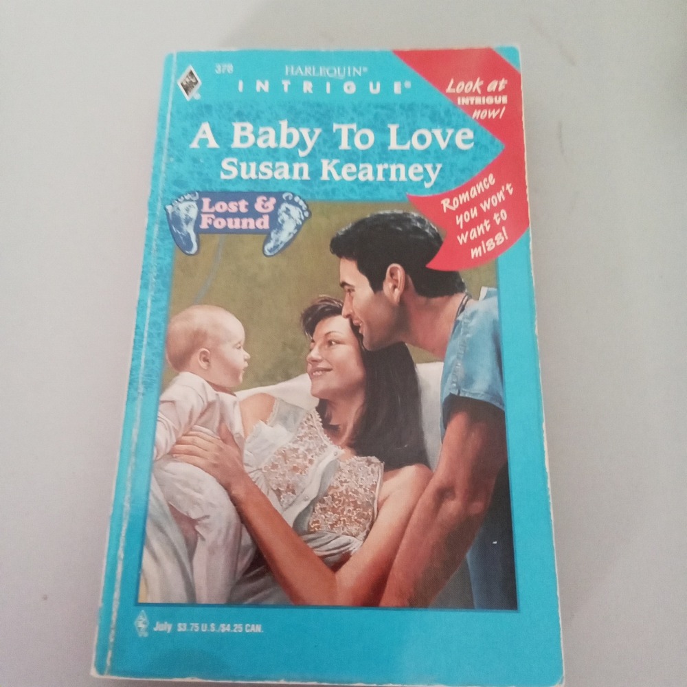 A Baby To Love Susan Kearney Harlequin Intrigue 378 Lost & Found 1996 Paperback